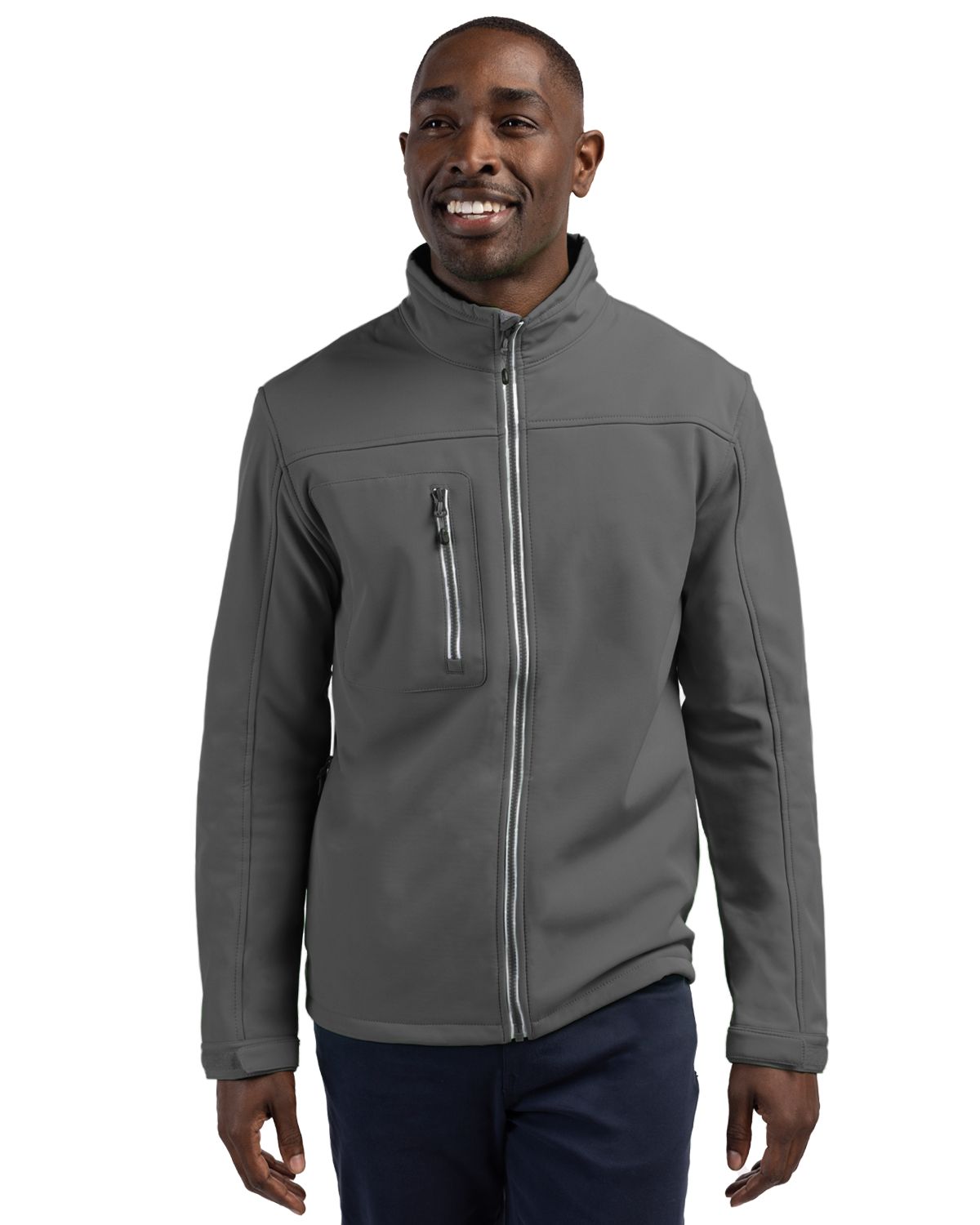 Clique Telemark Recycled Stretch Softshell Mens Full Zip Jacket 59
