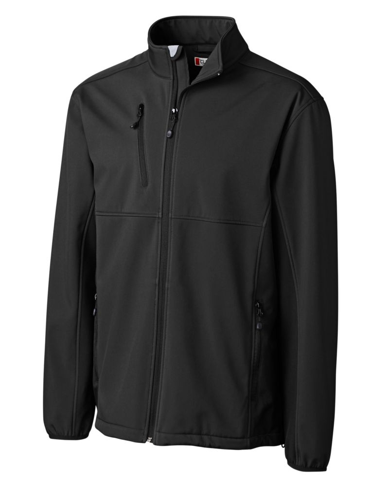 Clique Narvik Recycled Colorblock Stretch Softshell Mens Full Zip Jacket 14