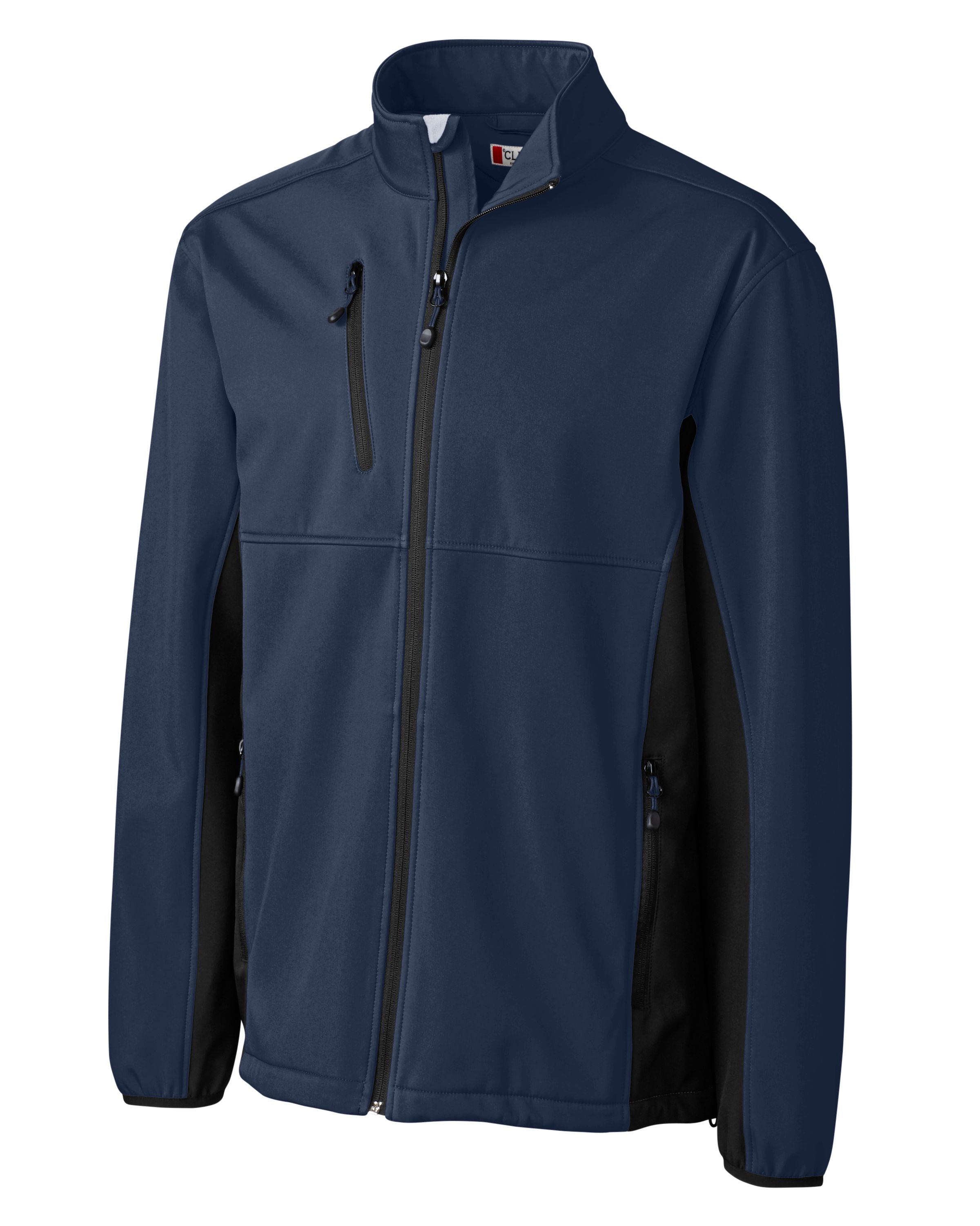 Clique Narvik Recycled Colorblock Stretch Softshell Mens Full Zip Jacket 25