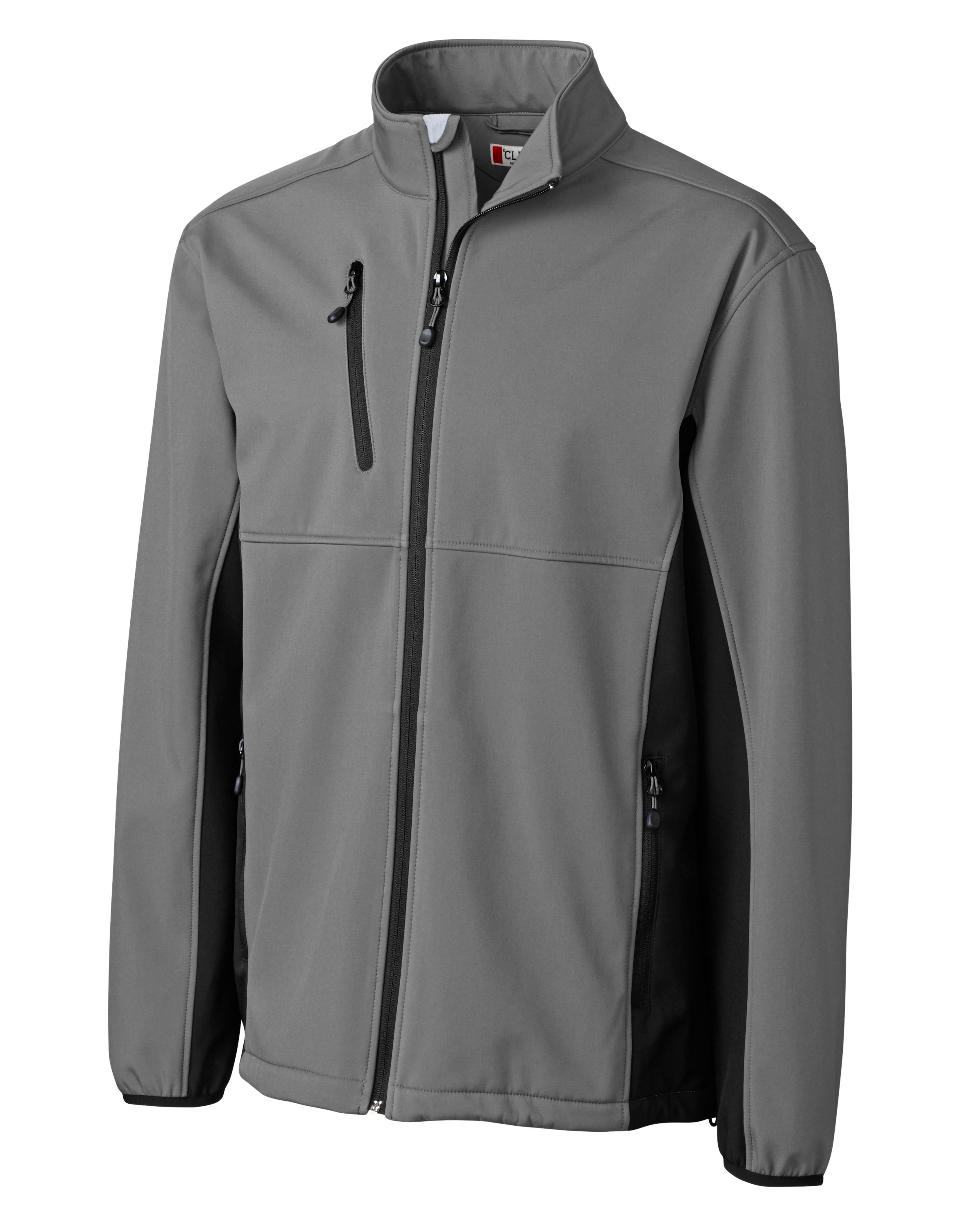 Clique Narvik Recycled Colorblock Stretch Softshell Mens Full Zip Jacket 35