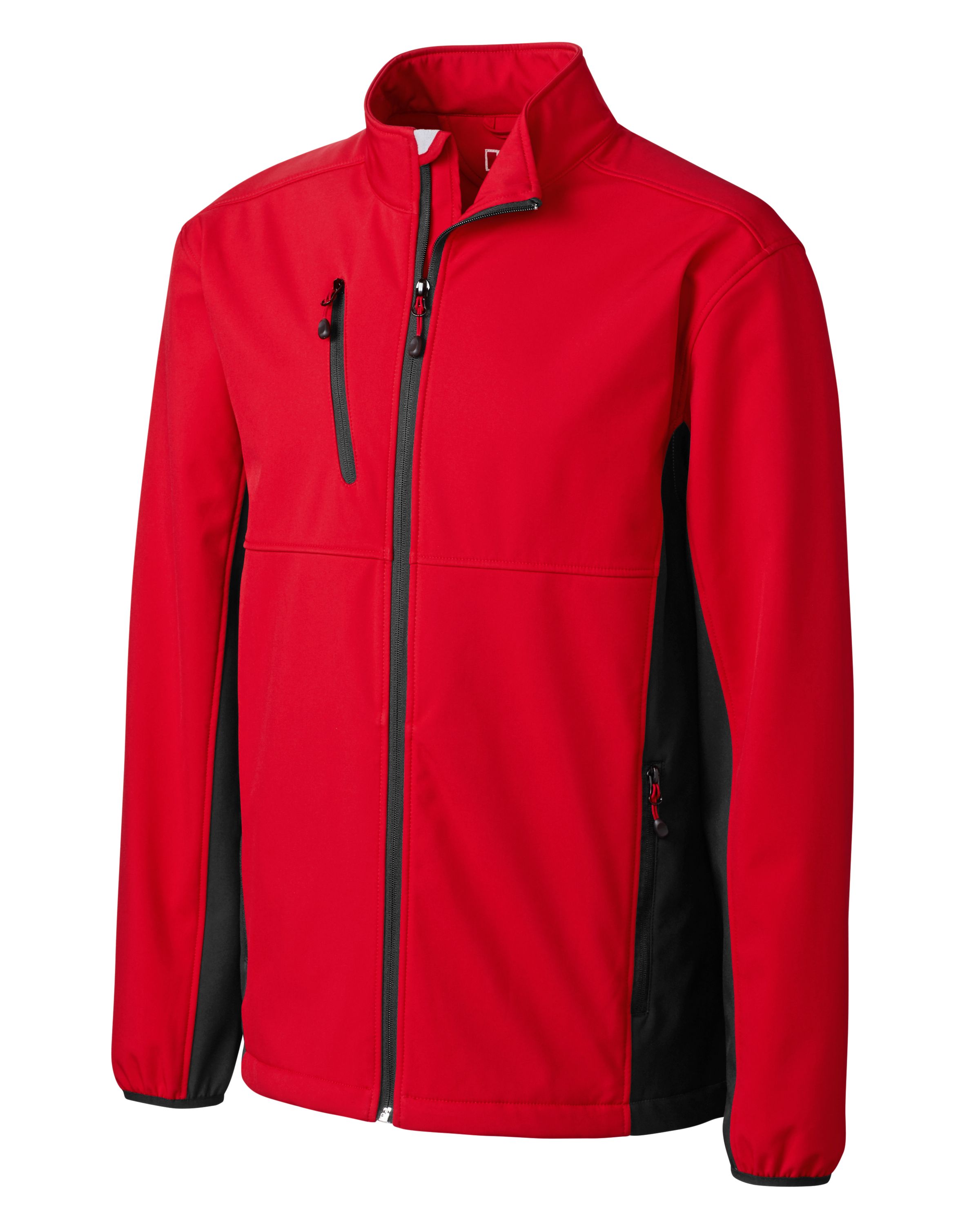 Clique Narvik Recycled Colorblock Stretch Softshell Mens Full Zip Jacket 15