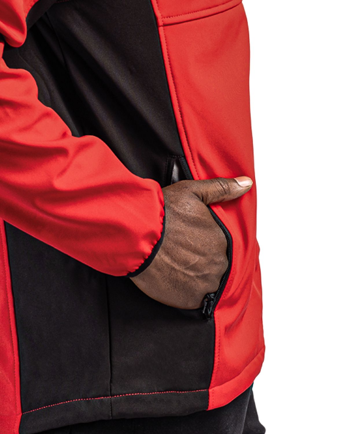 Clique Narvik Recycled Colorblock Stretch Softshell Mens Full Zip Jacket 38