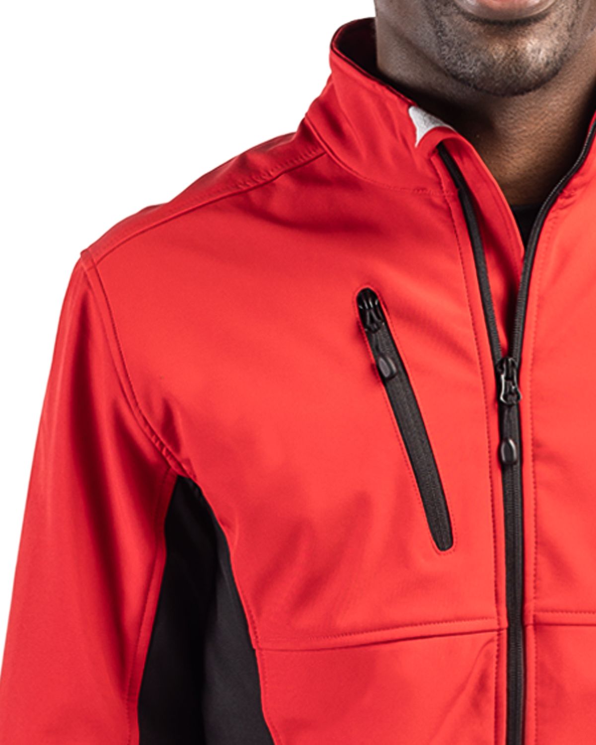 Clique Narvik Recycled Colorblock Stretch Softshell Mens Full Zip Jacket 27