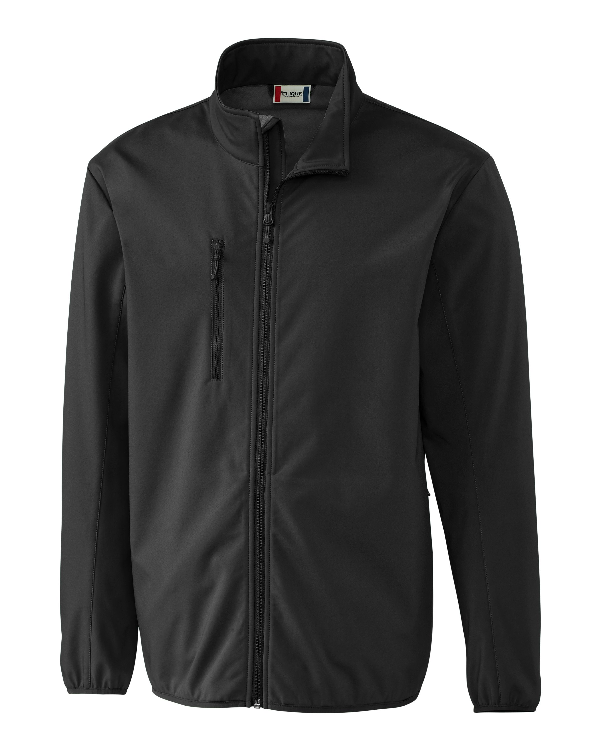 Clique Trail Eco Stretch Softshell Full Zip Mens Jacket-Clique