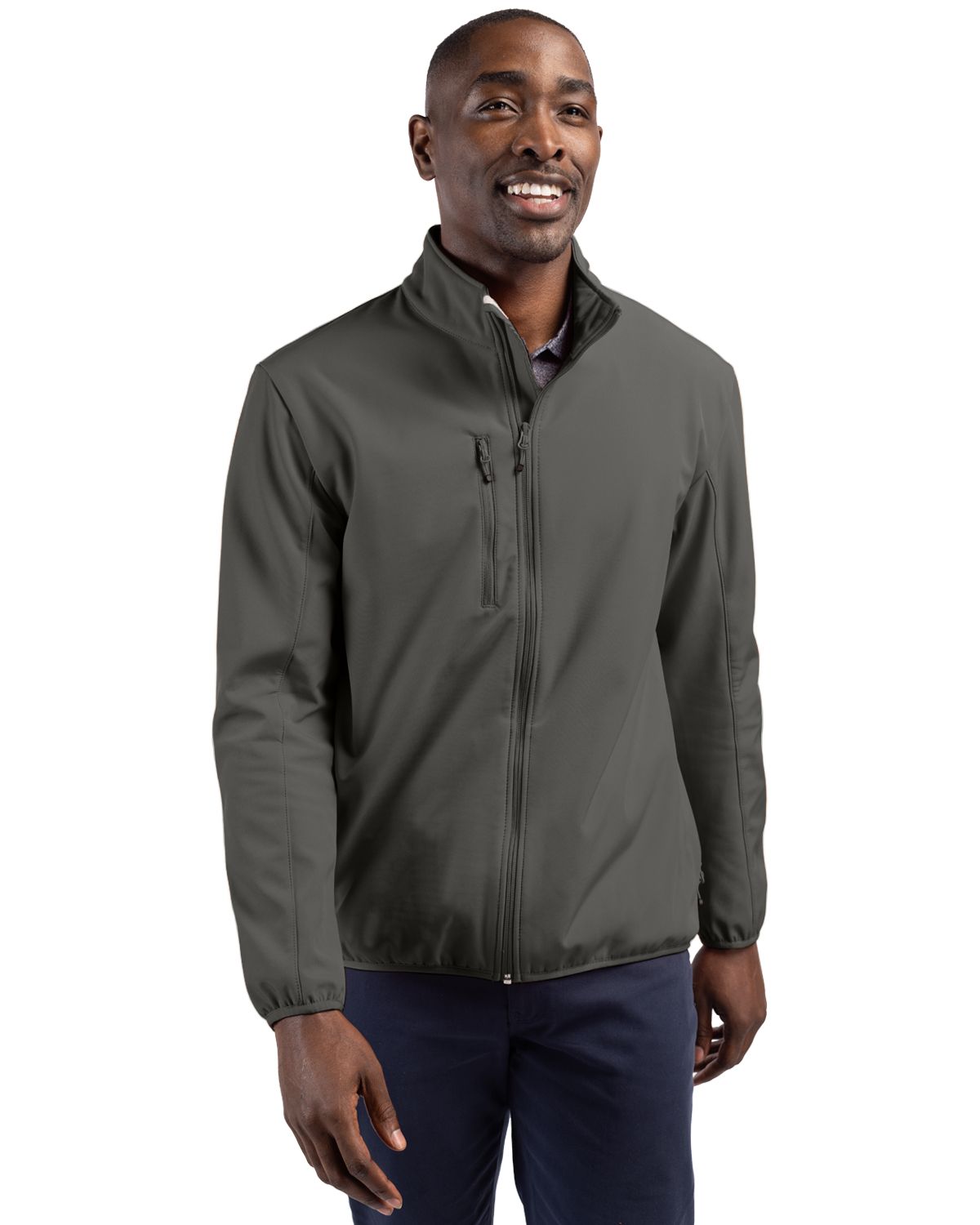Clique Trail Recycled Stretch Softshell Mens Full Zip Jacket 70