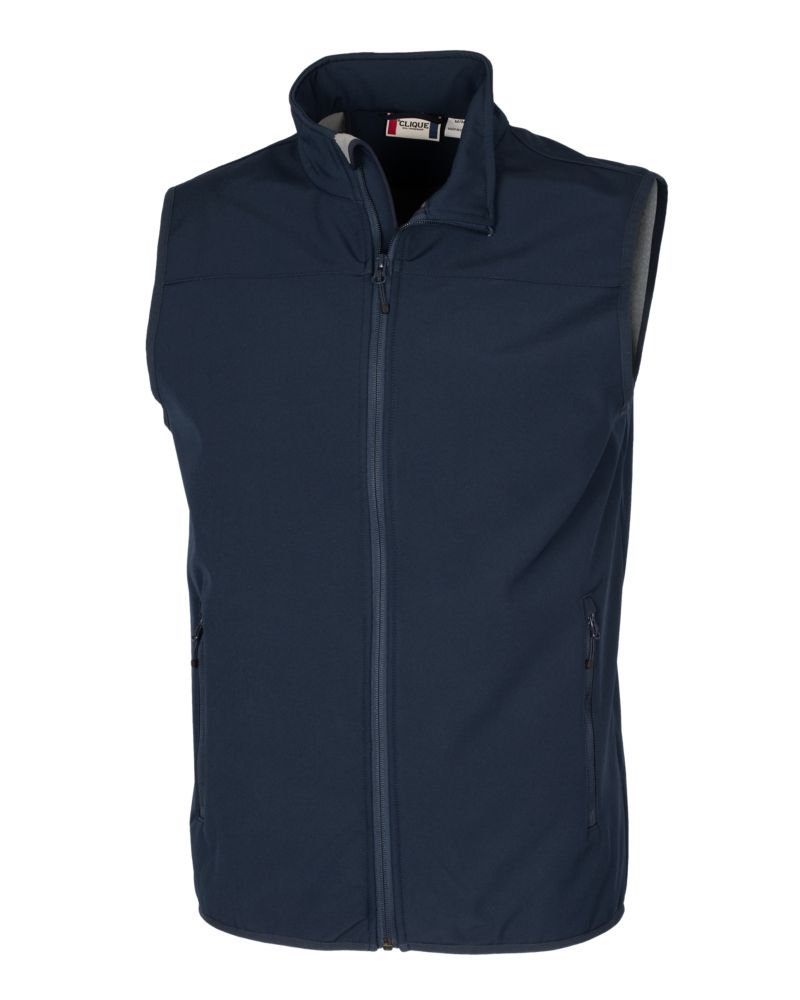 Clique Trail Recycled Stretch Softshell Mens Full Zip Vest 36