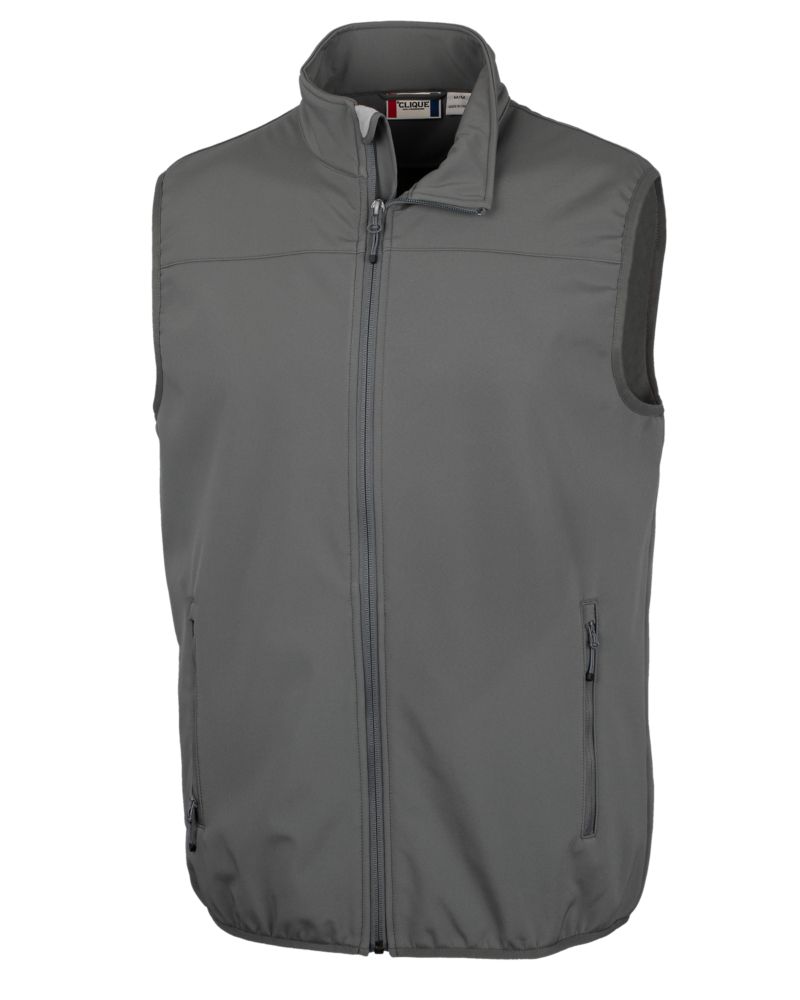 Clique Trail Recycled Stretch Softshell Mens Full Zip Vest 24