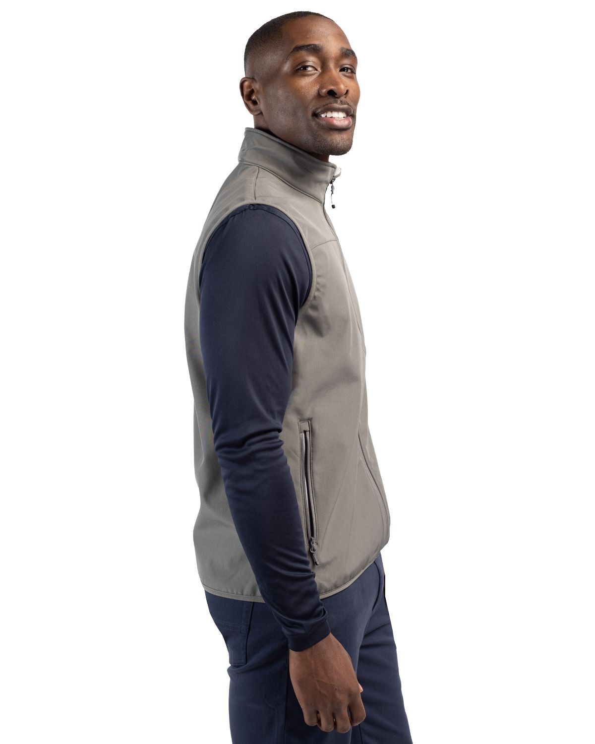 Clique Trail Recycled Stretch Softshell Mens Full Zip Vest 31