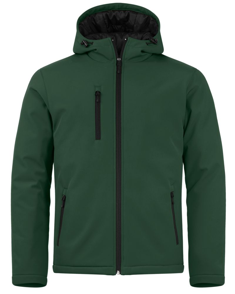 Clique Equinox Insulated Softshell Mens Full Zip Hooded Jacket 53