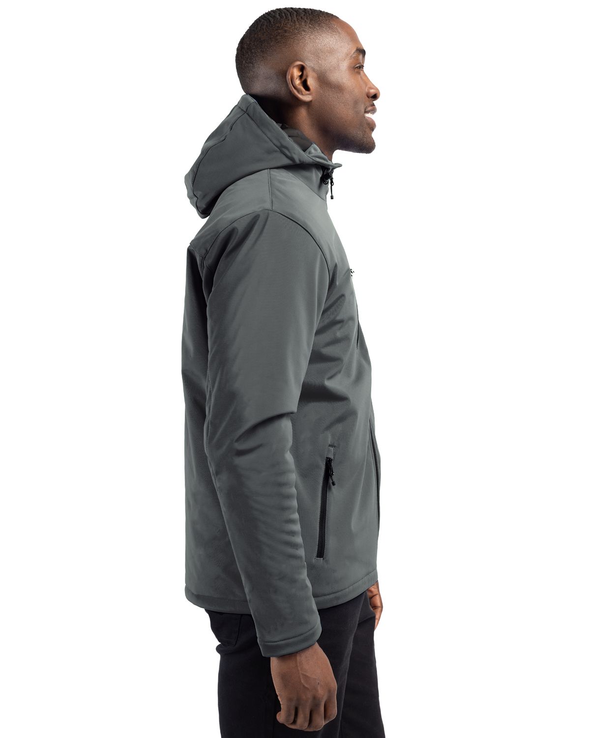 Clique Equinox Insulated Softshell Mens Full Zip Hooded Jacket 61