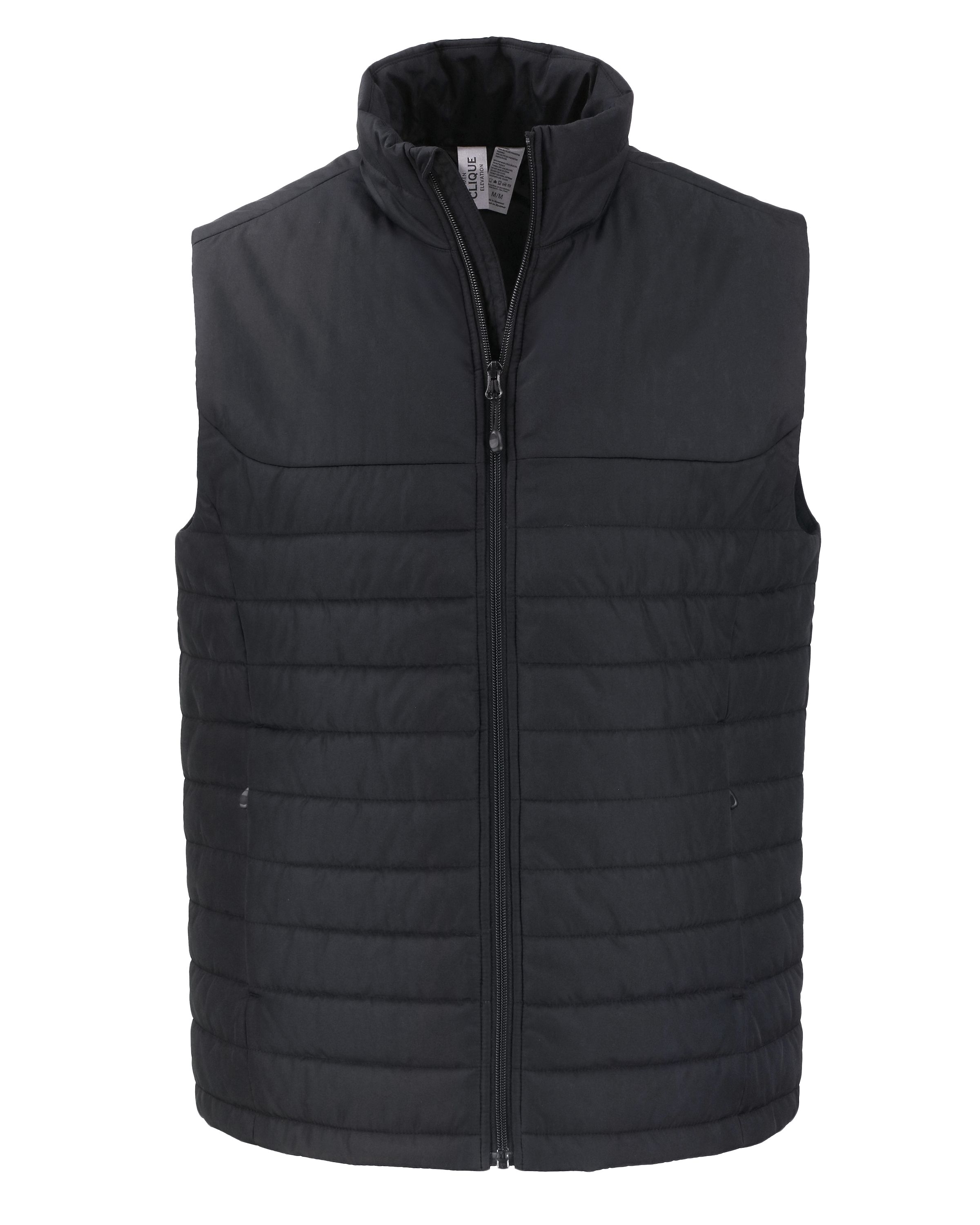 Clique Elevation Eco Full Zip Mens Puffer Vest-Clique