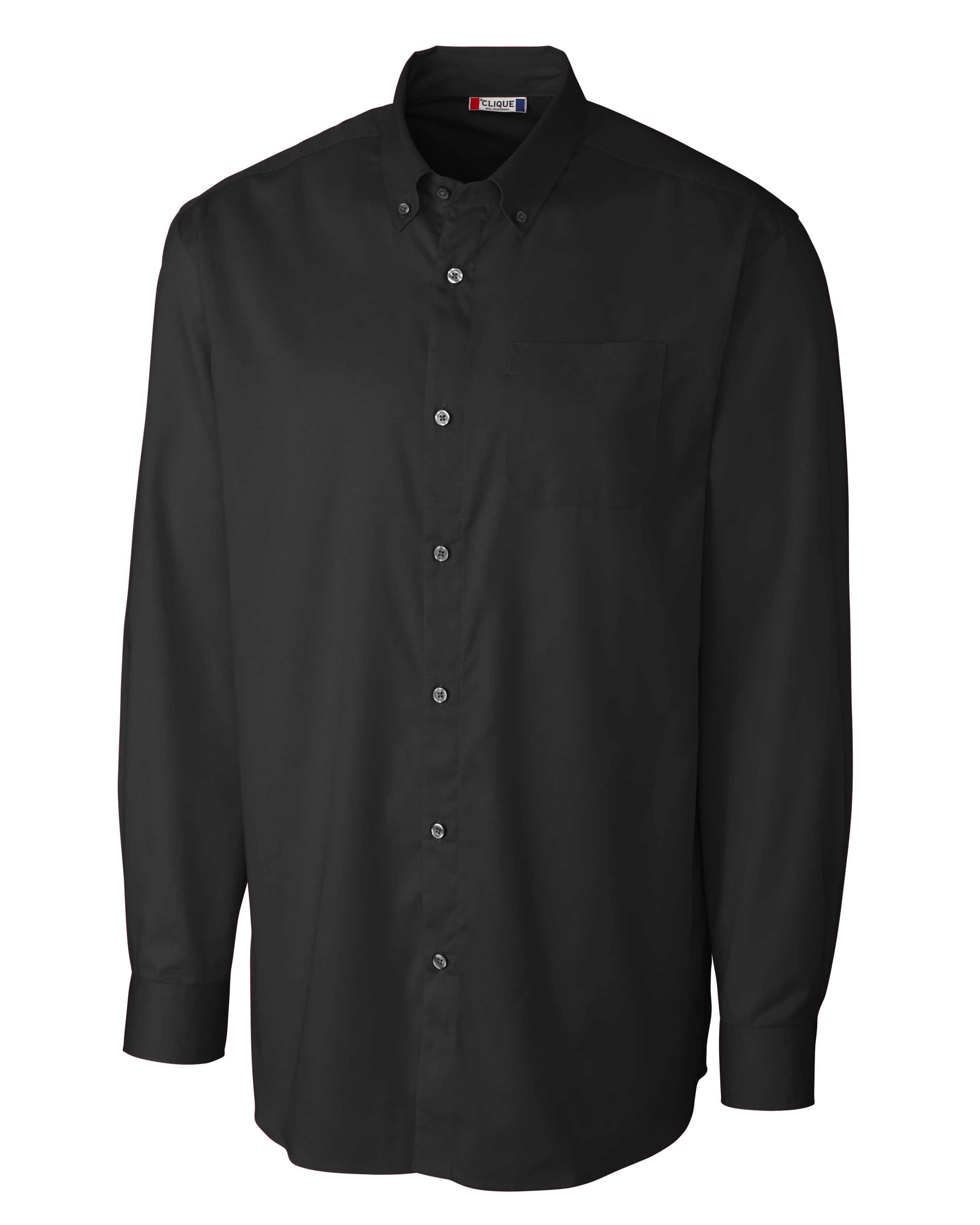 Clique Avesta Stain Resistent Mens Long Sleeve Button Down Shirt-Clique