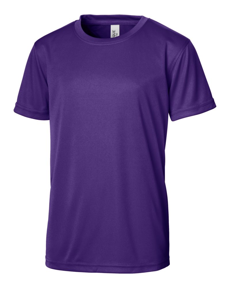 Clique Spin Solution-dyed Performance Jersey Youth Short Sleeve Tee 30