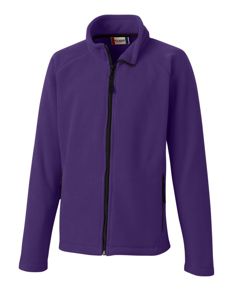Clique Summit Performance Fleece Youth Full Zip Jacket 42