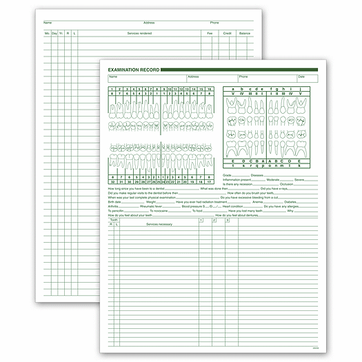 dental record forms