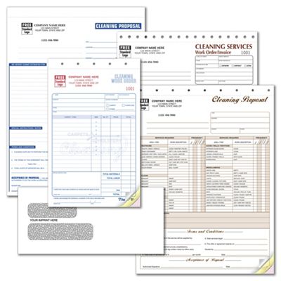 Cleaning Business Forms - Janitorial - Business Starter Kit