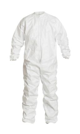 DuPont 89012-834 Tyvek IsoClean 4X-Large Chemical Resistant Coverall NEW 
