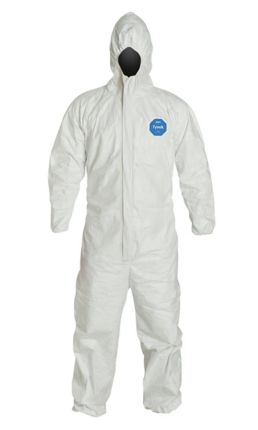Coverall Overall Suit Elasticated Hood Cuffs Ankles Breathable Decorator Painter 