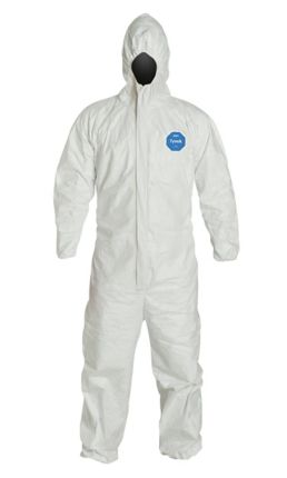 DuPont Tyvek Lab Coat - Extra Extra Large (XXL) Size For Unisex - White - 100% Polyethylene DuPont Tyvek Lab Coat - Extra Extra Large (XXL) Size For Unisex - White - 100% Polyethylene