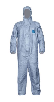 5 X DuPont Tyvek 500 Xpert Size LG Hooded Coverall 