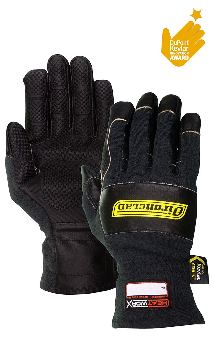 Kevlar Size Large Ironclad Heatworx Reinforced Shop Gloves 