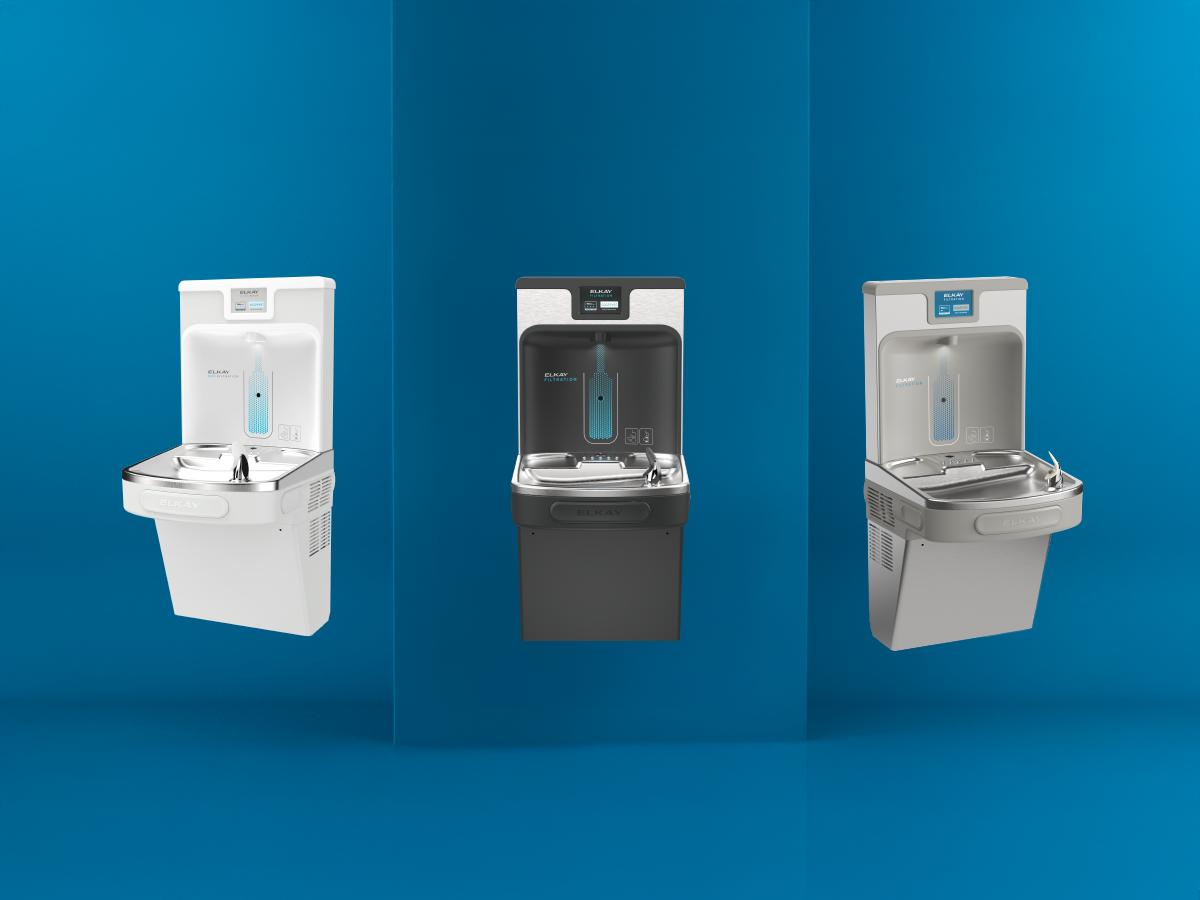 Elkay Bottle Filling Stations in Bold New Colors