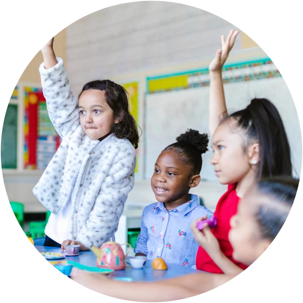 School Children in a Classroom