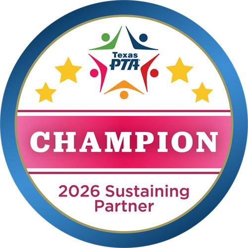 Texas PTA 2026 Sustaining Partner Champion
