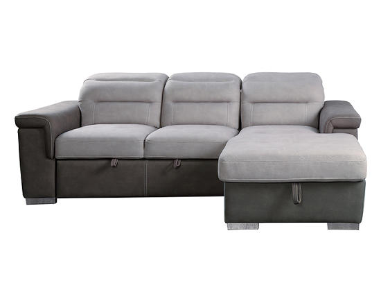 Rittman 2 Pc Sleeper Sectional, Furniture Row Sofa Bed