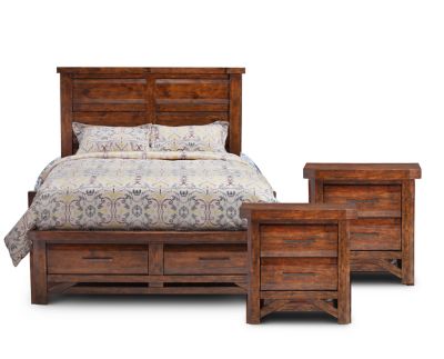 bear creek storage bedroom set - furniture row