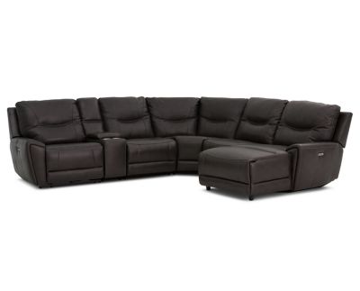 Denali 6 Pc Power Reclining Chaise Sectional Furniture Row