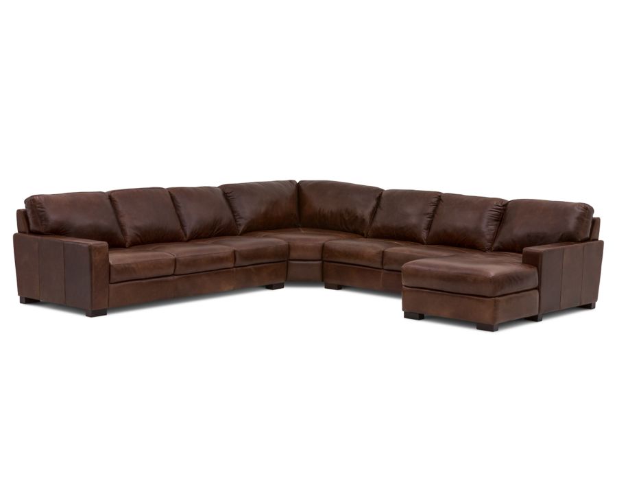 Durango 4 Pc Chaise Sectional, Furniture Row Sofa With Chaise