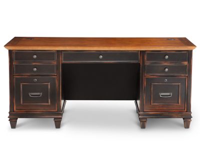 Hartford Double Pedestal Desk | Furniture Row