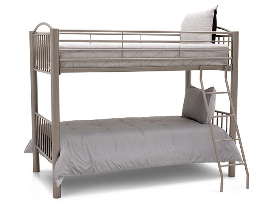 Heavy Metal Bunk Bed Furniture Row, Twin Bed Frame Furniture Row
