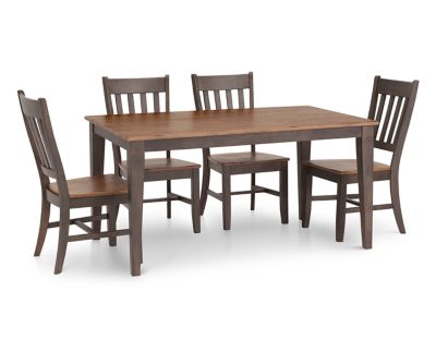 Hudson Park 5 Pc Rectangle Dining Room Set Furniture Row