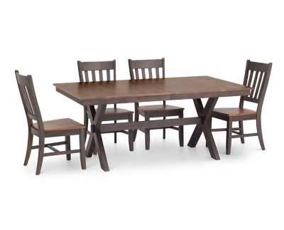 Hudson Park 72 X Base Rectangle Dining Set Furniture Row