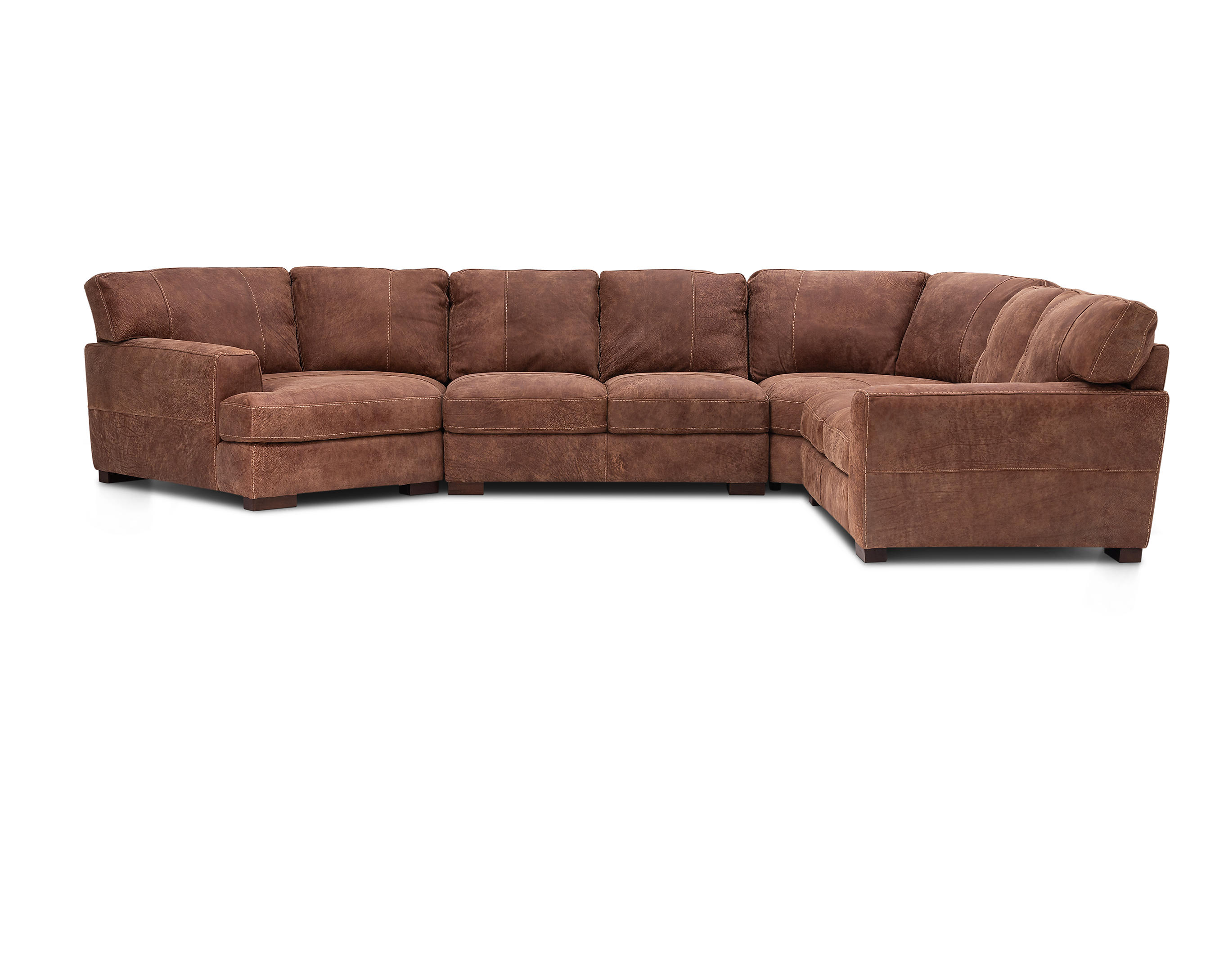 Maximus 4 Pc Sectional Furniture Row, Soft Leather Sectional