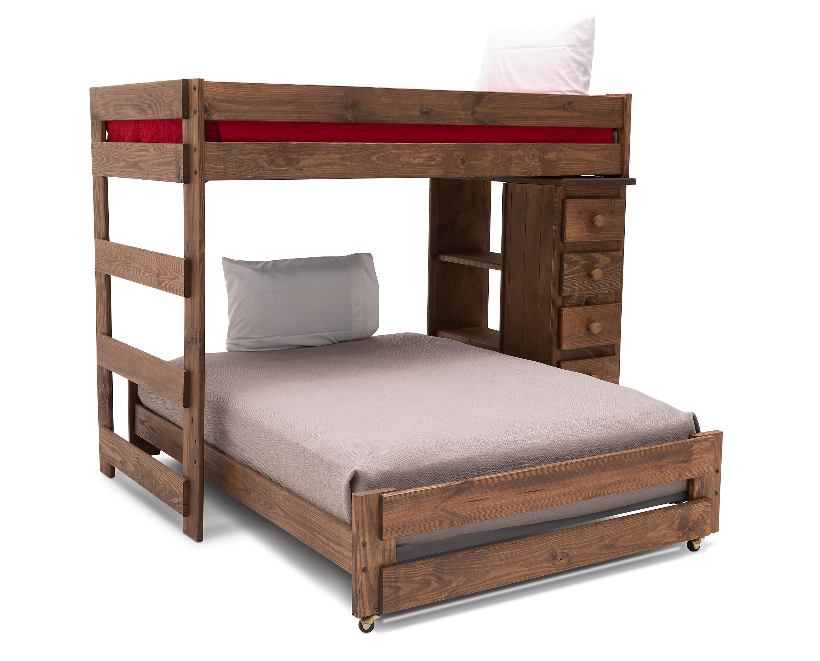 Moab Twin Full Loft Bed Furniture Row, Sedona Twin Full Bunk Bed