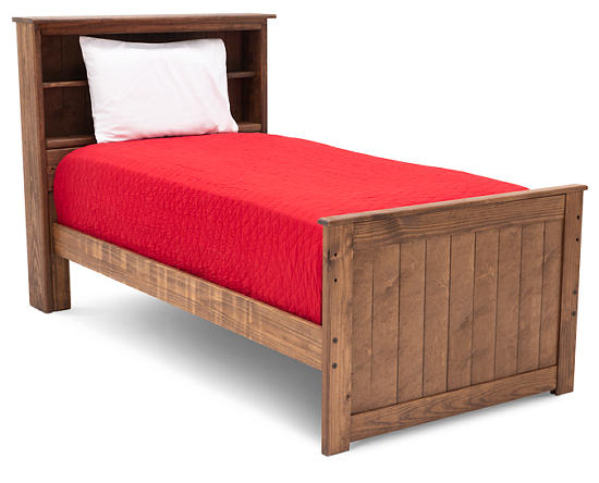 Moab Bookcase Bed Furniture Row, Twin Bed Frame Furniture Row