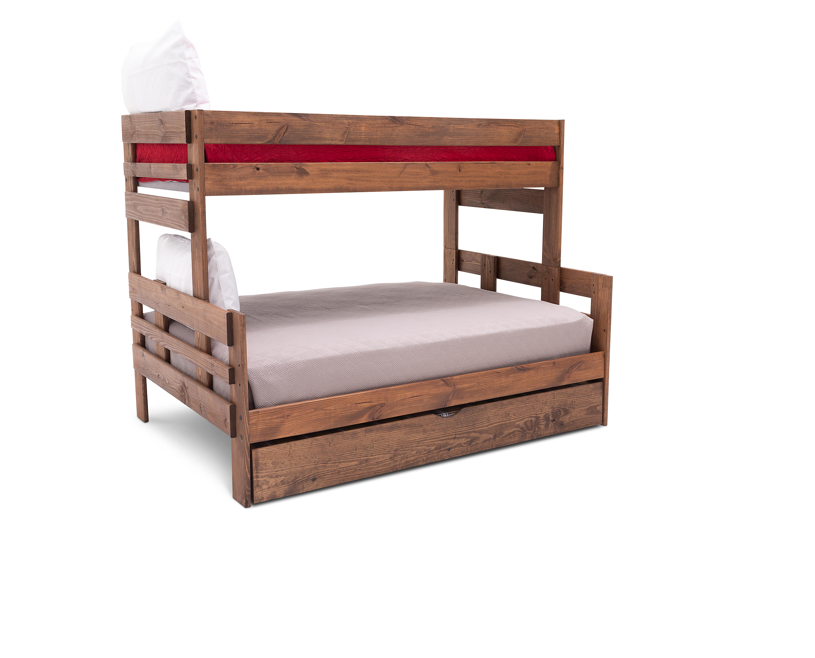 Moab Twin Full Bunk Bed With, Furniture Row Bunk Bed With Slide