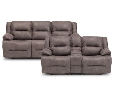 Pocono Reclining Sofa Set Furniture Row