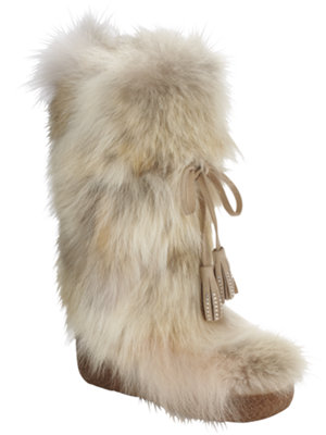 nu foxy swarovski white boot - winter boots - footwear
