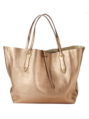 sydney gold leather tote - handbags - women