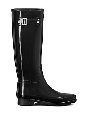 hunter original gloss black boot - boots - footwear