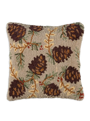 northwoods cone pillow - pillows & throws - for the home