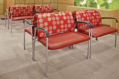 Gunlocke, Make it modern. Make it classic. Molti Bariatric meets the bariatric needs of public seating and reception areas