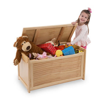 Melissa & Doug Wooden Toy Chest - Honey Toy Box