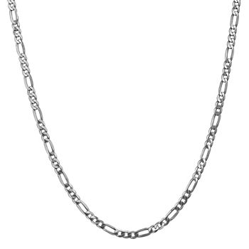 14K Gold 20 Inch Solid Figaro Chain Necklace