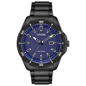 Drive from Citizen Mens Black Stainless Steel Bracelet Watch Aw1585-55l