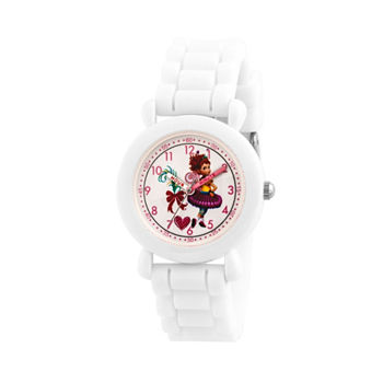 Disney Fancy Nancy Girls White Strap Watch Wds000593